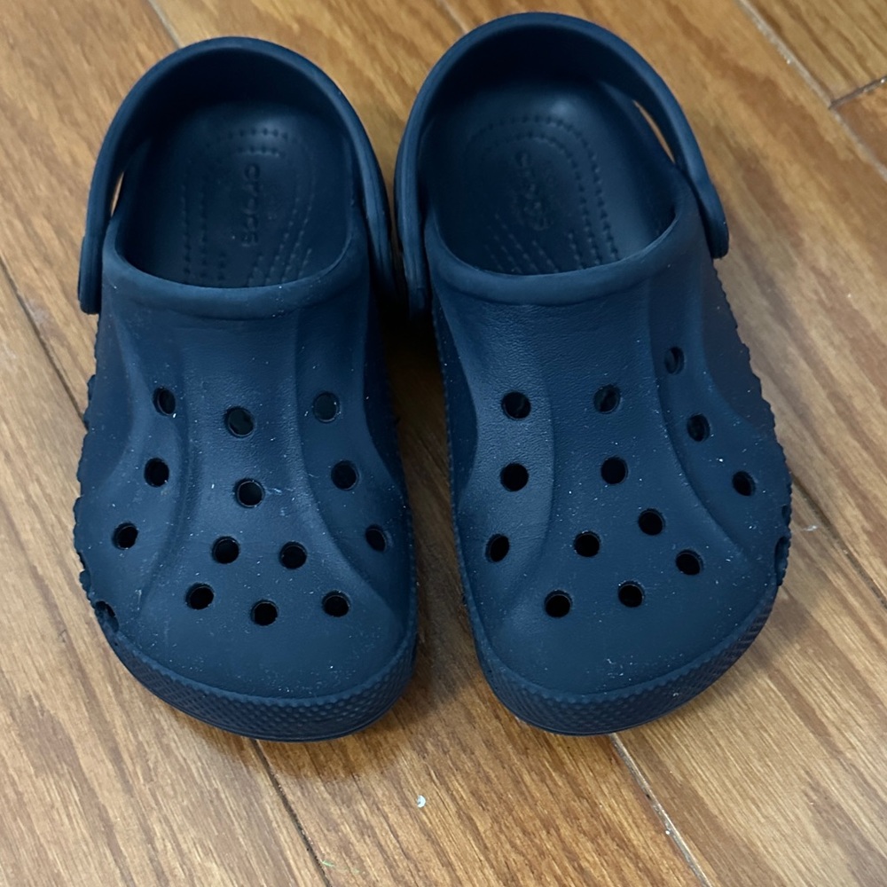 Navy blue Crocs toddler size 10